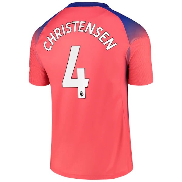 Camiseta Chelsea NO.4 Christensen 3ª 2020-2021 Naranja